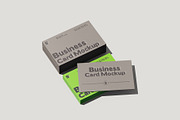 Minimalist Business Card Mockup Set, an Advertising Mockup by pixelmock (Thumbnail 15 of 15)
