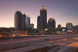 Atlanta skyline containing architecture, atlanta, and building, an Architecture Photo by khoroshkov