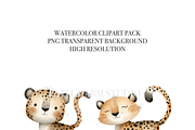 25 Leopard Clipart, an Animal Illustration by Pati Charm Studio (Thumbnail 4 of 8)