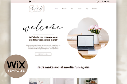 Wix Website Template for Coaches, a Wix Template by Cosmic Design
