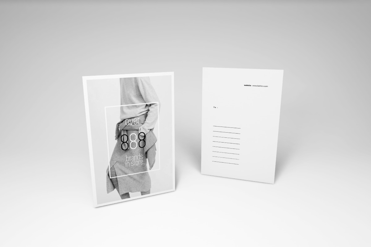 Fashion Postcard, a Card Template by Ahsanjaya (Photo 7 of 7)