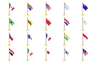 3D Flag Pole 1