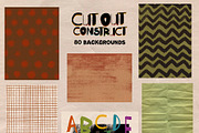 Fall Abstract Backgrounds & Cut Outs, a Decorative Illustration by whiteheartdesign (Thumbnail 15 of 28)