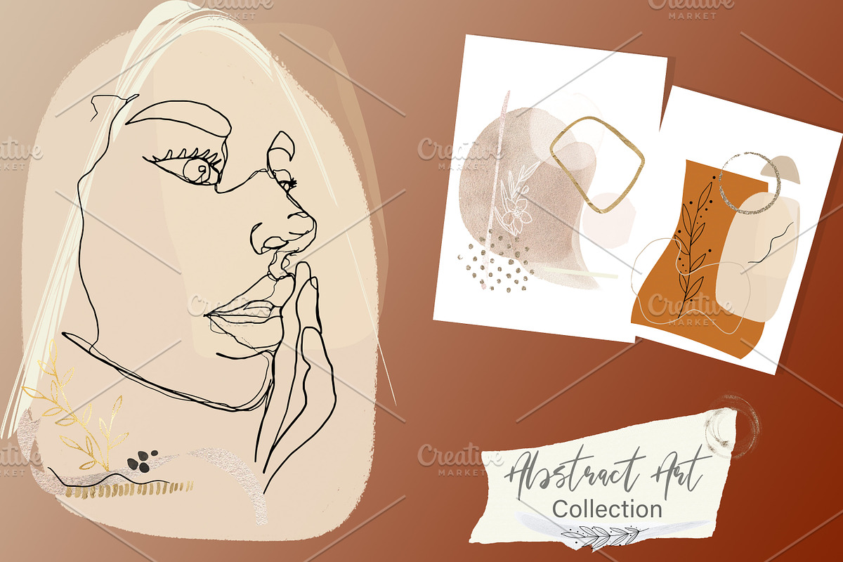 Abstract Modern Art Collection, a Brush Add-On by Li Zamperini (Photo 2 of 10)