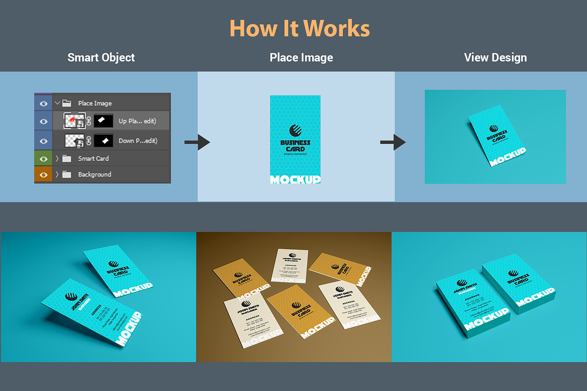 Vertical Business Card Mockups, a Product Mockup by alimran24 (Photo 3 of 12)
