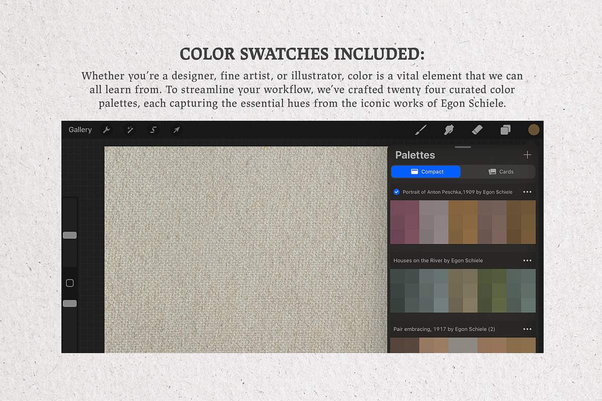 Egon Schiele Procreate Kit, a Brush Add-On by Digi Life (Photo 11 of 13)