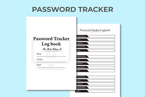 KDP Interior Password Tracker