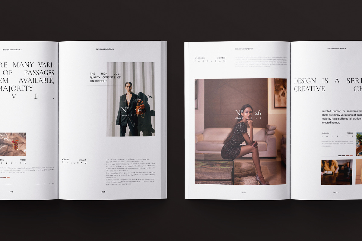 Fashion Lookbook Catalogue Template preview 4