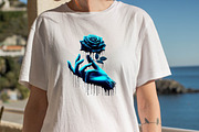 Creepy Black and Blue Halloween Pump, an Illustration by SVGArt (Thumbnail 7 of 8)