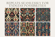12 Eliza's Persian Gardens Patterns, a Pattern Graphic by Inknfolly (Thumbnail 2 of 7)