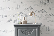 Sketched Mountains, a Pattern Graphic by MalyskaStudio (Thumbnail 10 of 14)