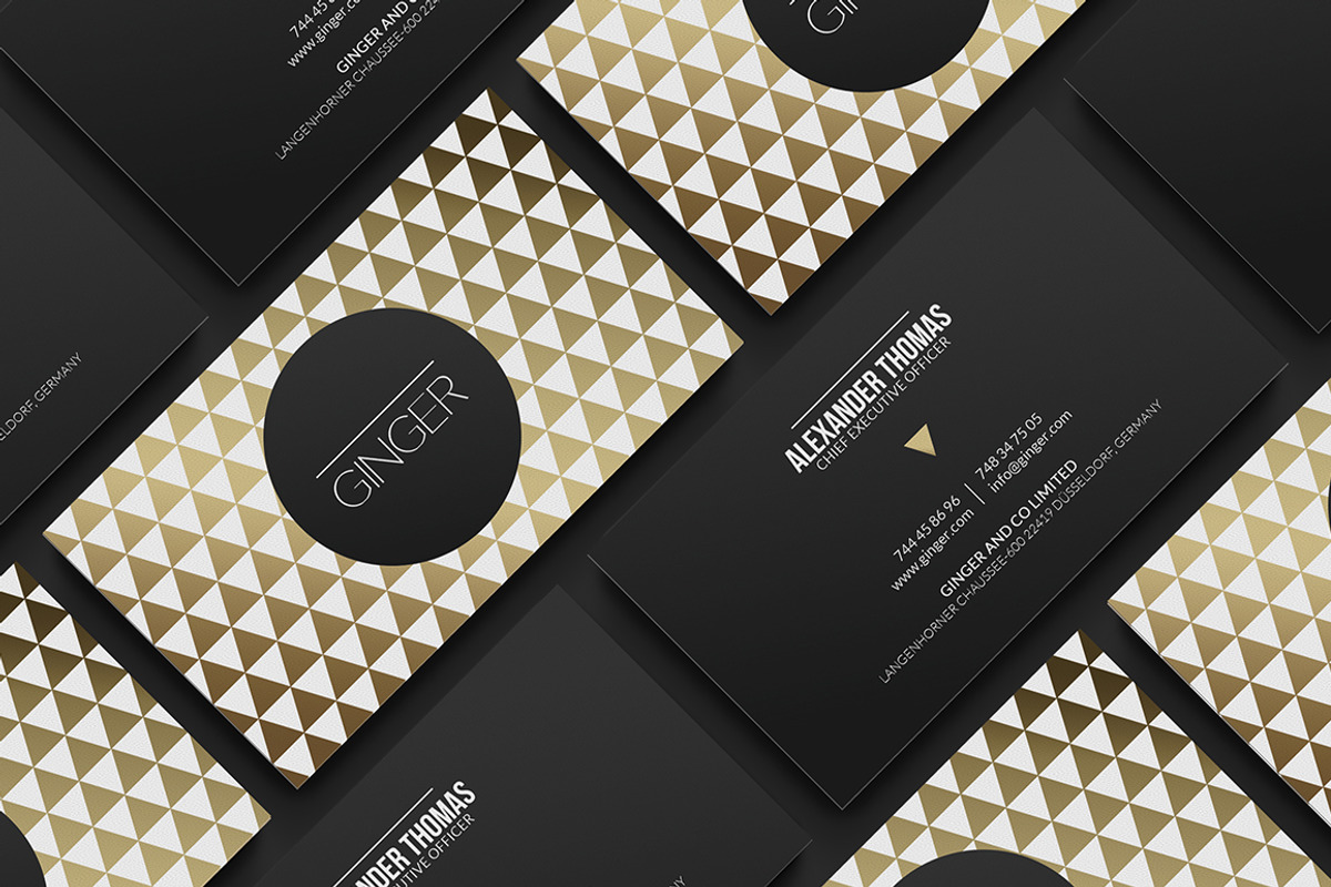 Premium Gold Business Card, a Business Card Template by Marvel (Photo 1 of 5)