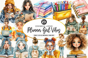Planner Girl Vibes PNG, an Illustration by SinaCreation