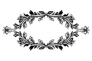 Vintage Floral Frame Vector Bundle, an Illustration by Designs_River (Thumbnail 39 of 51)