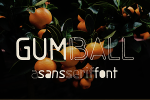 Gumball Sans Serif Font