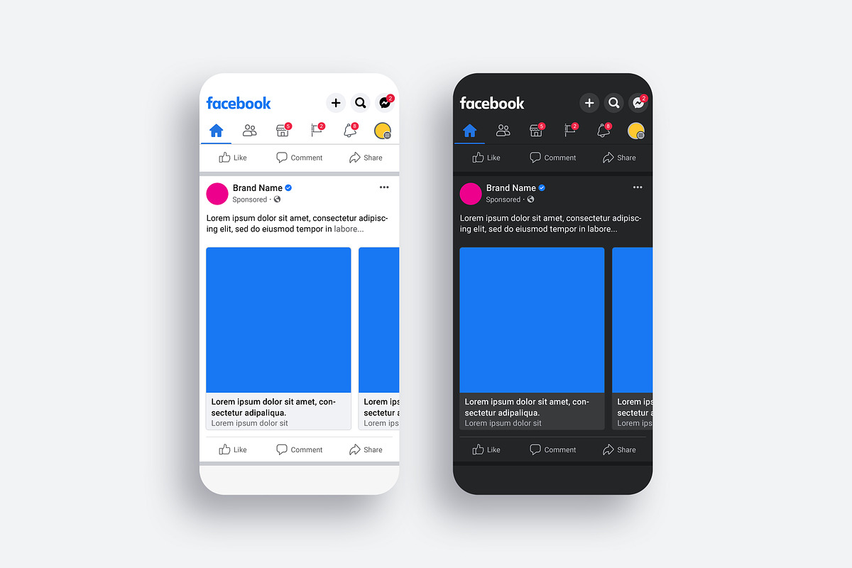 Facebook Ad Mockup Template, a Social Media Template by Dilshod Sobirov (Photo 4 of 13)