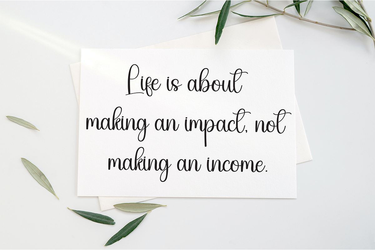 Darling | Script Font, a Handwritten Font by Scratchones (Photo 3 of 9)