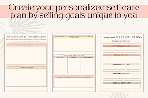 Self Care Journal Printable PDF