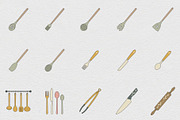 Kitchen & Cooking Icon Set, an Icon by NatalieArtShop (Thumbnail 10 of 15)