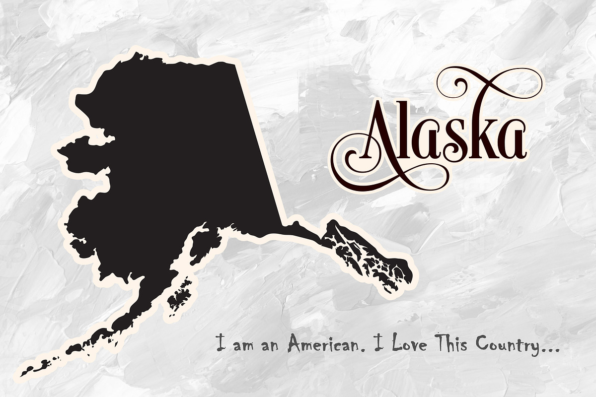 States Maps + Typography of USA, an Object Graphic by ArtFusion (Photo 5 of 5)
