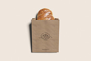 Bakery Paper Bag Mockup, a Packaging Mockup by Twins_studio926 (Thumbnail 3 of 5)