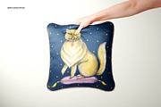Silk Cushion with Braid Mockup Set, a Product Mockup by creatsy5 (Thumbnail 9 of 20)