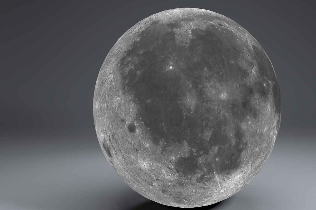 Moon Globe 11k, an Environmental 3D Model by Flash My Pixel (Photo 2 of 9)