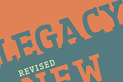 Legacy'17 Pro Typeface, a Slab Serif Font by Tapiwanashe Garikayi (Thumbnail 1 of 9)