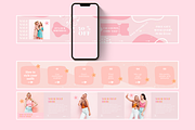 Pastel Instagram Carousel Templates, a Social Media Template by SunshineStudioBoutique (Thumbnail 5 of 10)
