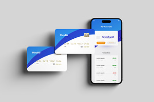 Smartphone And Credit Card Mockups