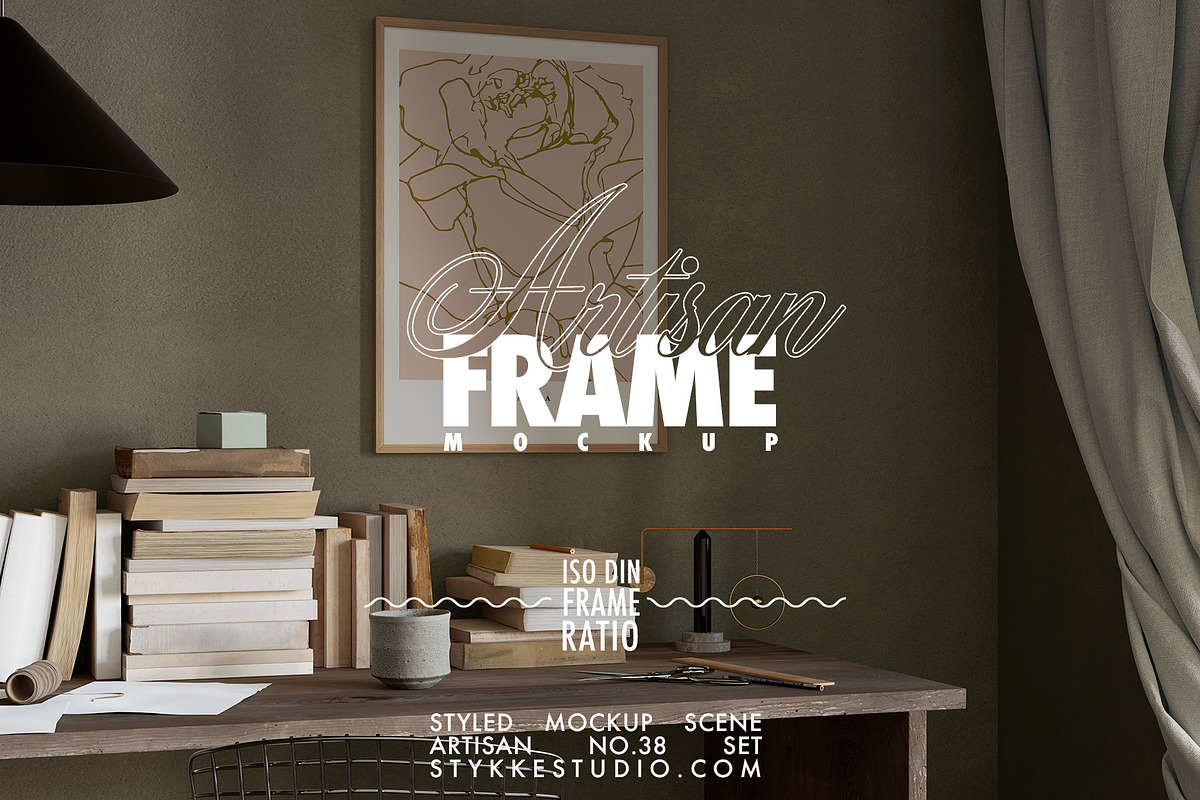 ARTISAN | Frame Mockup Vintage Set, a Household Mockup by Stykke Studio (Photo 1 of 6)