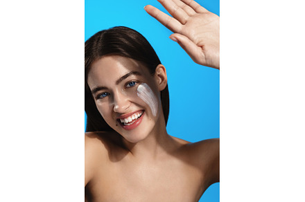 Vertical shot of smiling girl with, a Beauty & Fashion Photo by ringsaroundme