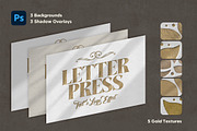 Gold Letterpress Text & Logo Effect, a Layer Style Add-On by Andrew Skoch Design (Thumbnail 4 of 6)