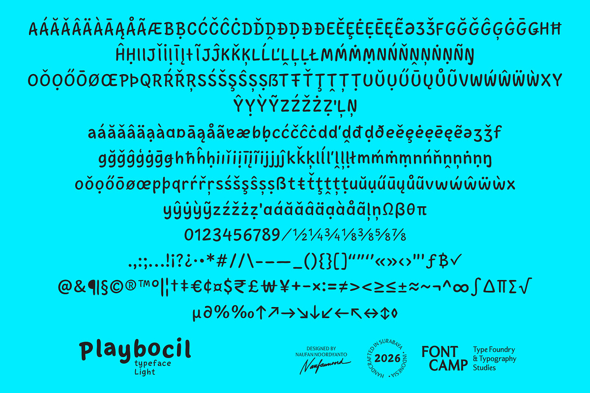 Playbocil Font, a Handwritten Font by Fontcamp Type Foundry (Photo 6 of 16)
