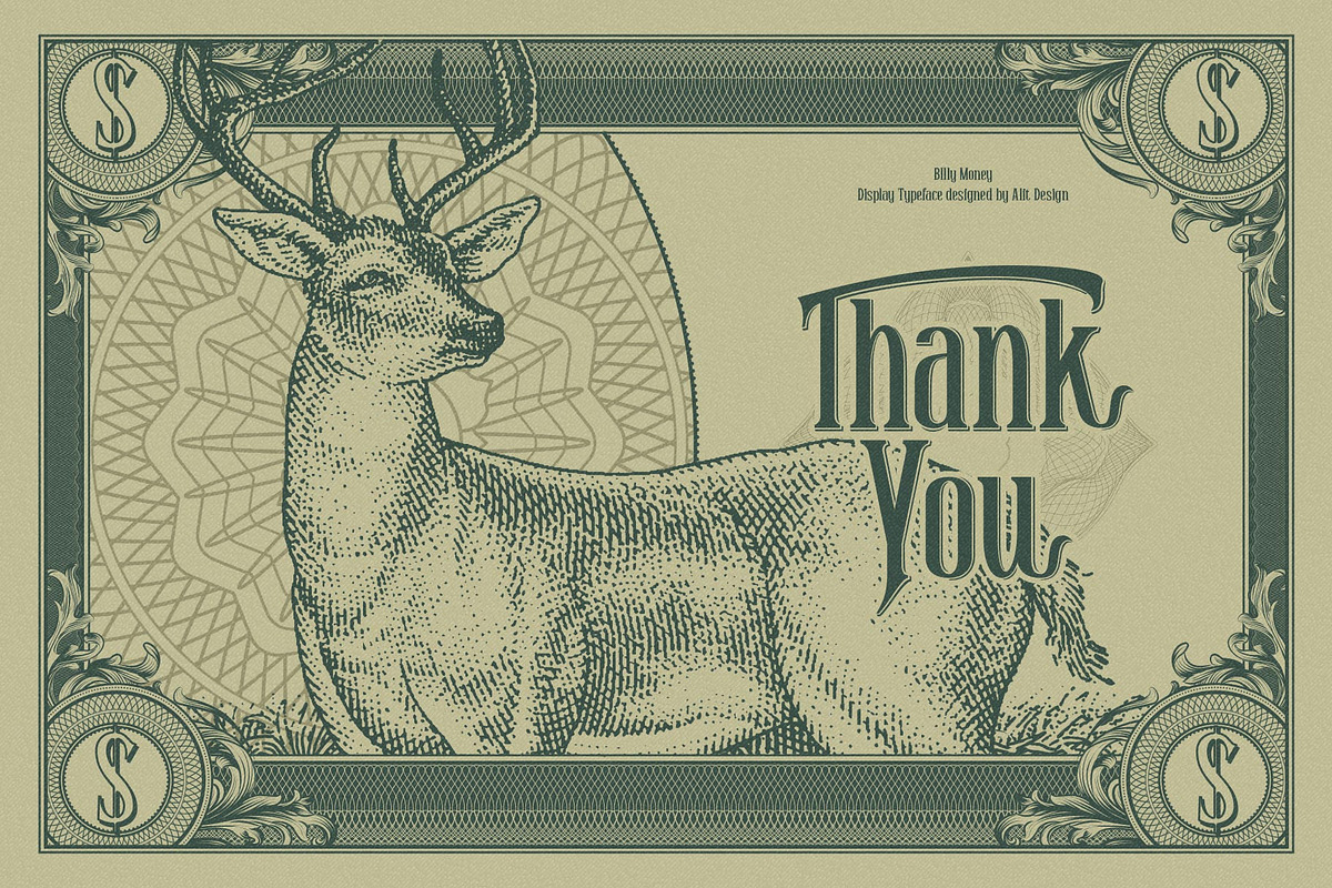 Billy Money, a Blackletter Font by alit design (Photo 15 of 15)