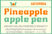 Apple to apple font, a Font by weknow (Thumbnail 4 of 5)