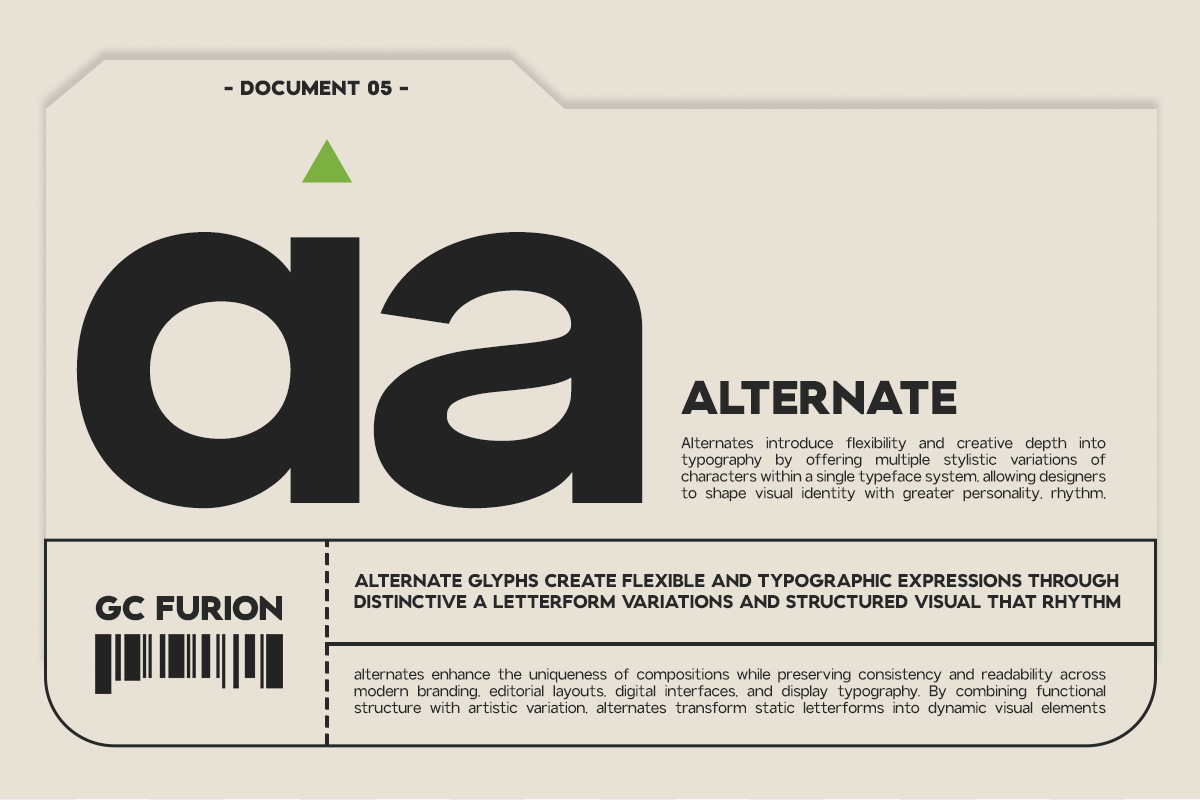 GC Furion – Modern Futuristic Sans, a Sans Serif Font by Glyphonic (Photo 4 of 15)