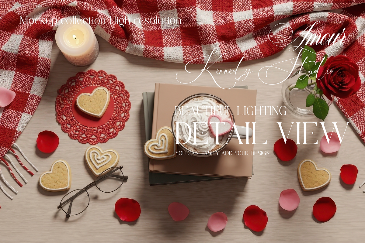 Valentine Aesthetic Desk Mockup 1000, a Packaging Mockup by KennedyStudio (Photo 8 of 11)