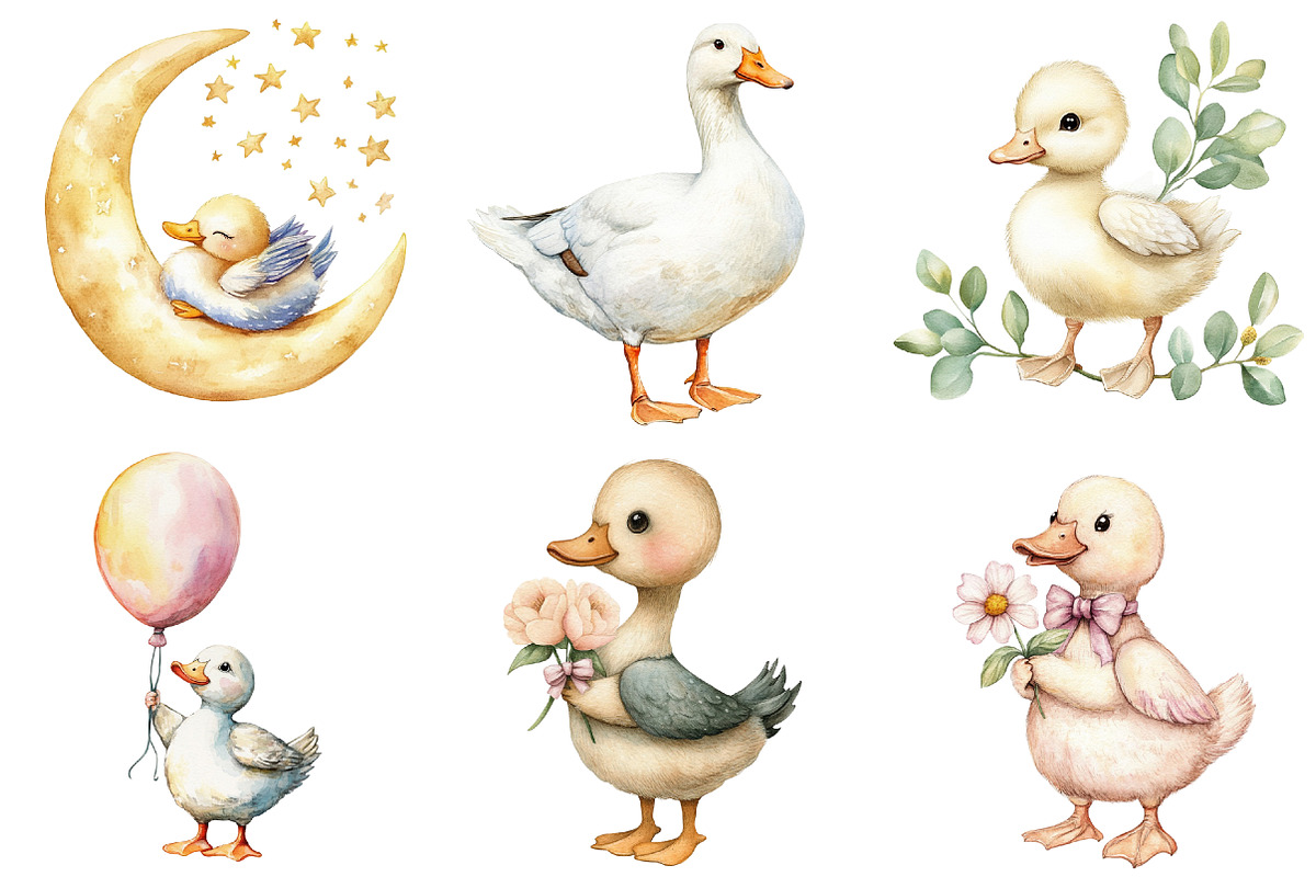 Silly Goose Clipart, an Illustration by CitraGraphics (Photo 5 of 5)