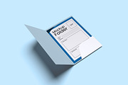 A4 Folder & Paper Mock-Up, an Advertising Mockup by xavier_studio (Thumbnail 3 of 5)