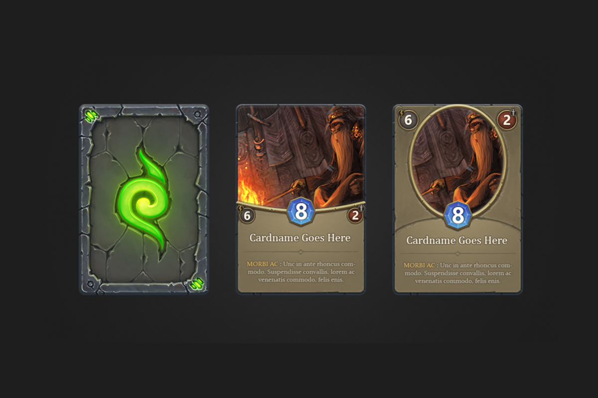 Fantasy Game Cards 5, a Graphic by EvilSystem (Photo 2 of 5)