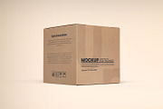 Square Kraft Paper Box Packaging, a Packaging Mockup by Ram Studio LLC (Thumbnail 11 of 16)