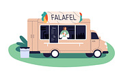 Street food trucks, cafe vans set, a Food Illustration by Good Studio (Thumbnail 2 of 9)