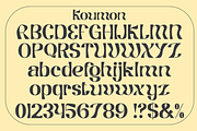 Kuomon, a Font by Muksal Creative (Thumbnail 9 of 9)