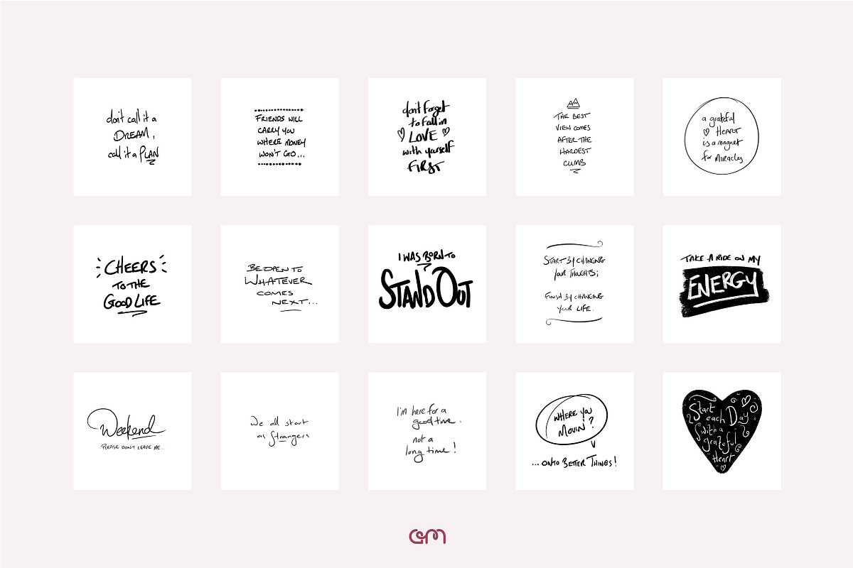Social Quotes Bundle, a Social Media Template by AM Studio (Photo 6 of 12)