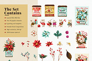 Floral Christmas & Merry Mice, an Animal Illustration by Yeticrab (Thumbnail 7 of 7)