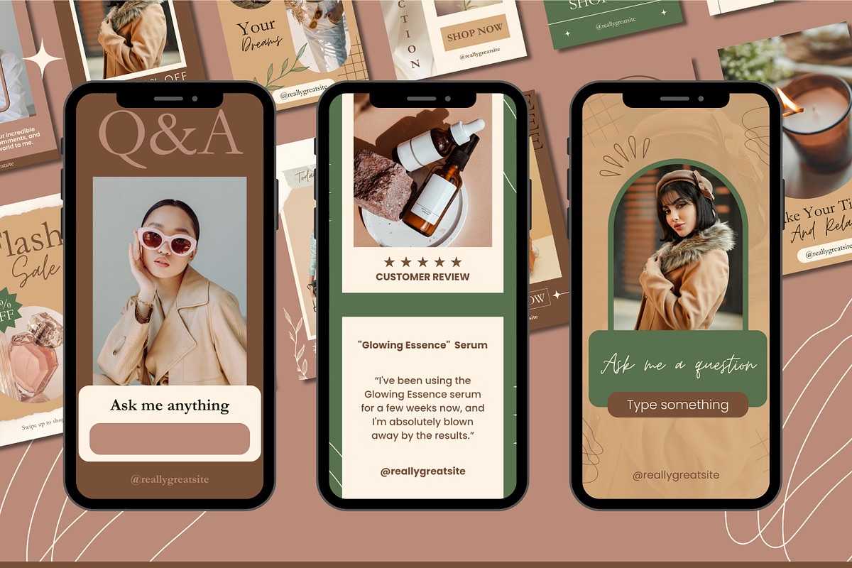 350 Social Media Stories Templates, a Templates & Theme by TemplateCastleStore (Photo 8 of 9)