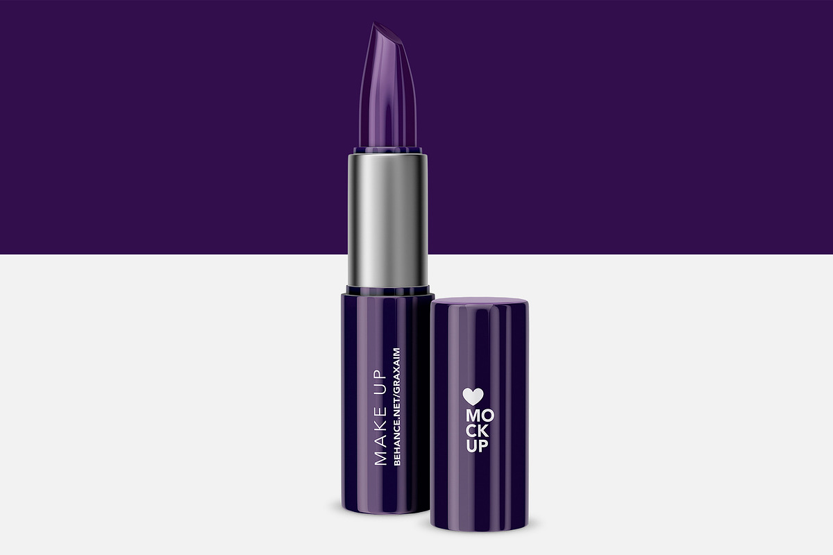 Cosmetics Lipstick Mockup - Make up, a Product Mockup by Graxaim Mock-up (Photo 1 of 5)