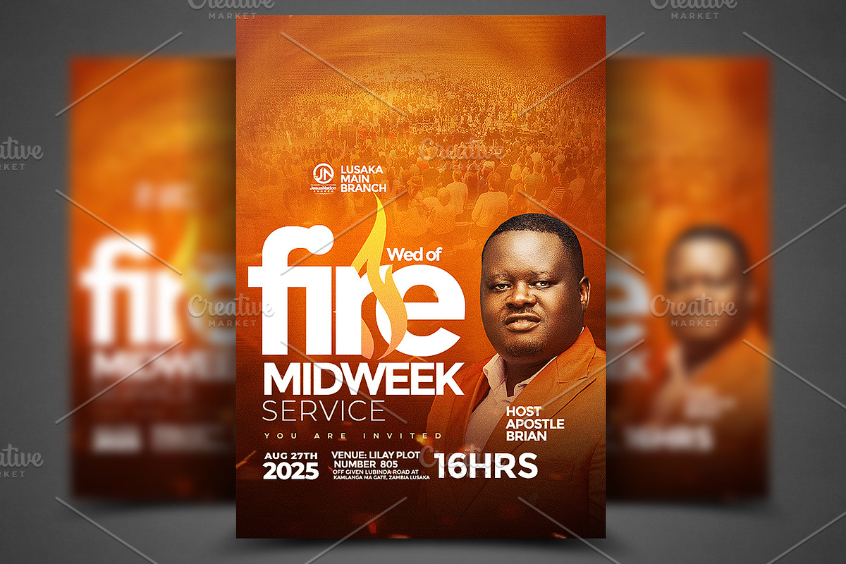 Church Poster Template, a Social Media Template by church flyer templates (Photo 1 of 3)