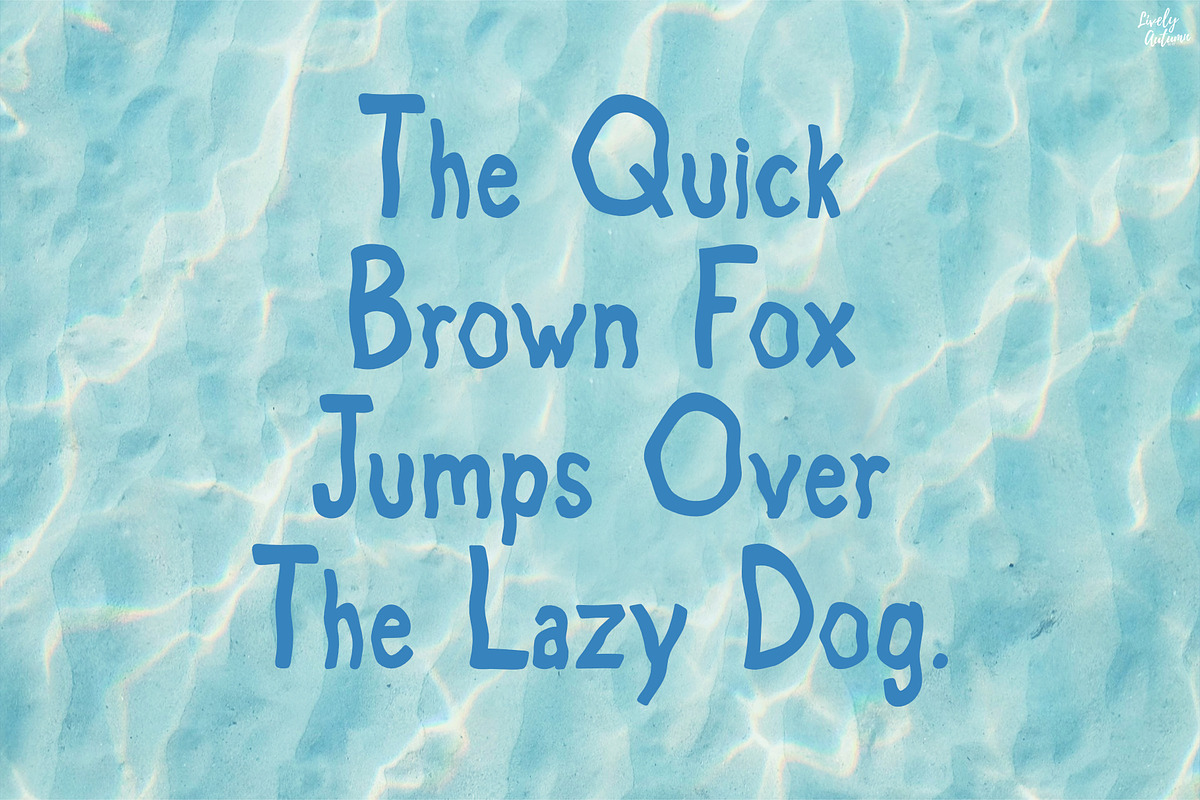 Aqua | Display font, a Sans Serif Font by LivelyAutumn11.11 (Photo 4 of 5)